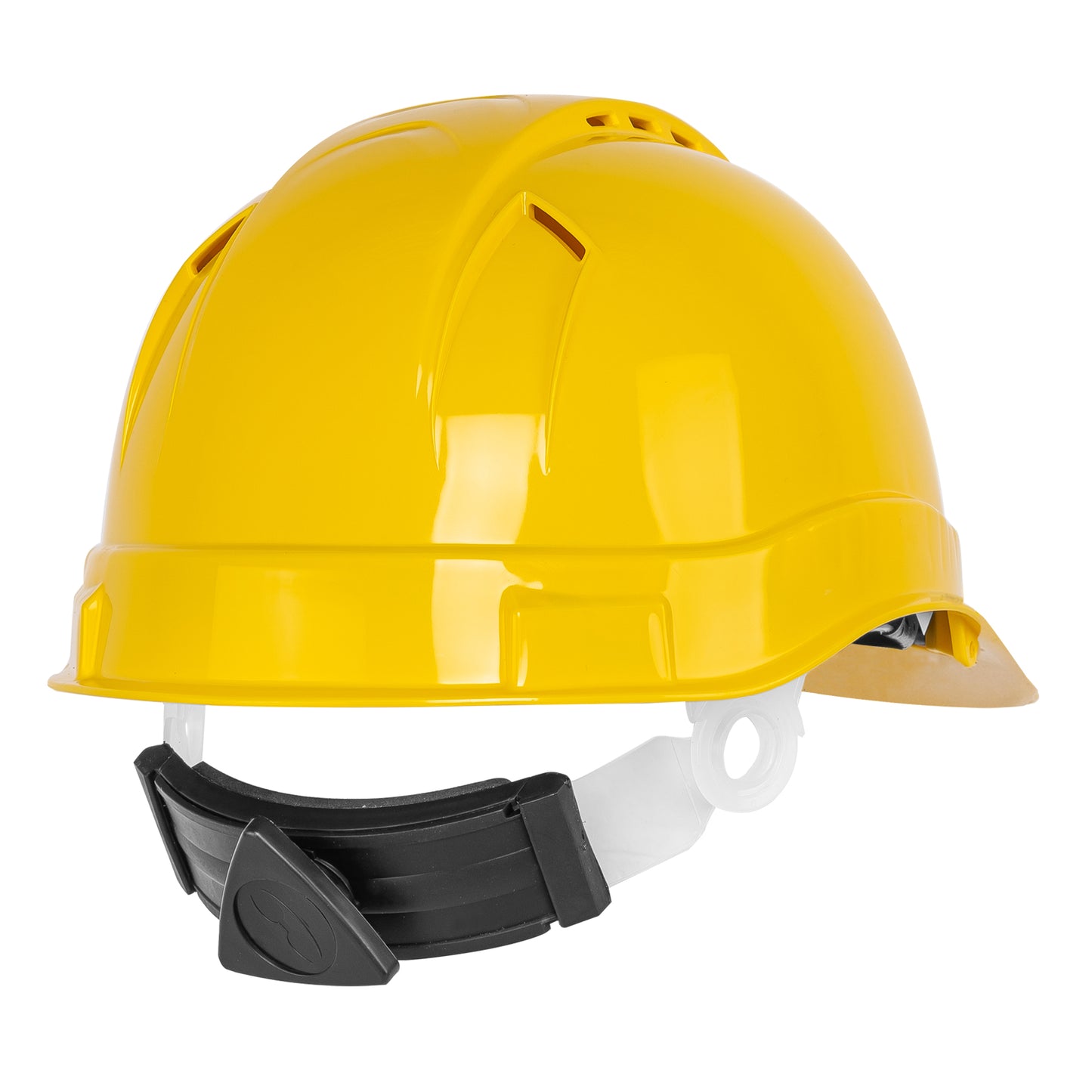 Casco de Seguridad Ventilado Amarillo, TRUPER