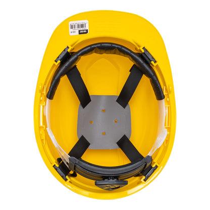 Casco de Seguridad Ventilado Amarillo, TRUPER